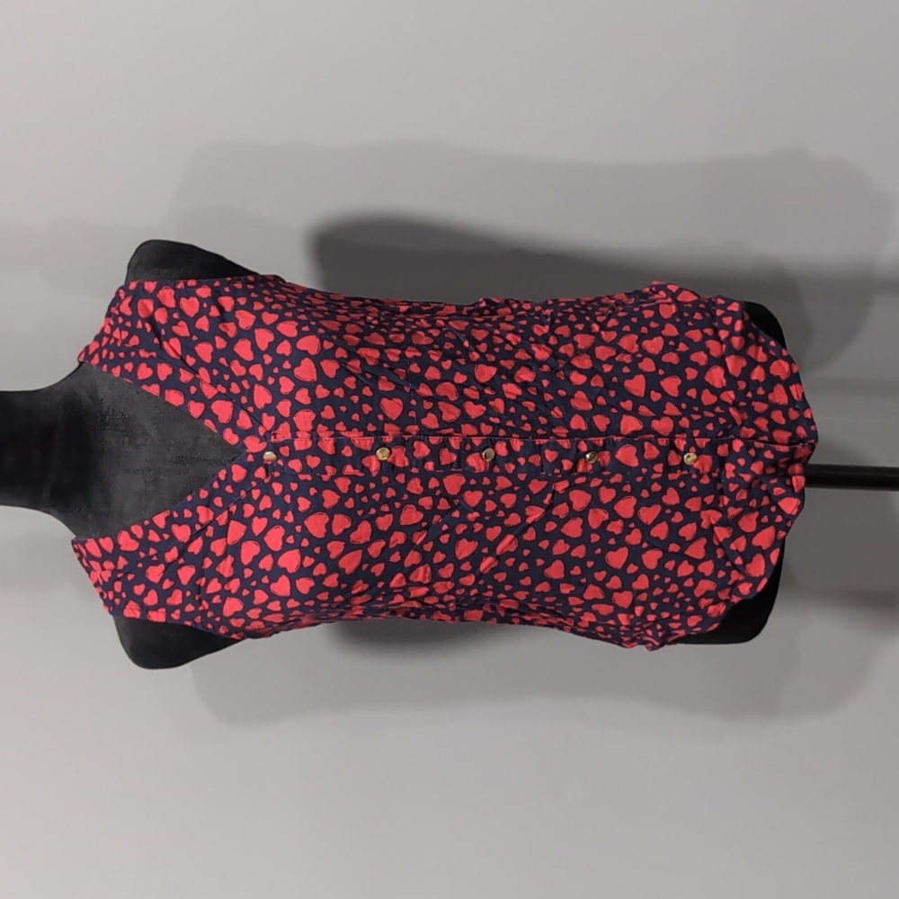 Maurice's heart pattern button down